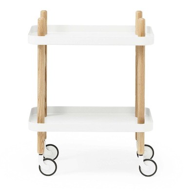 comprar Carrito Block Table color blanco patas fresno de Normann Copenhagen.