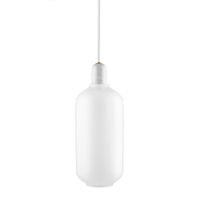 Lámpara suspensión Amp L color blanco de Normann Copenhagen Lámpara suspensión Amp L color blanco de Normann Copenhagen