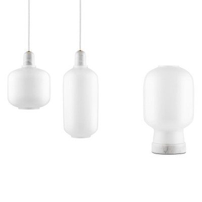 colección Lámparas Amp color blanco de Normann Copenhagen colección Lámparas Amp color blanco de Normann Copenhagen