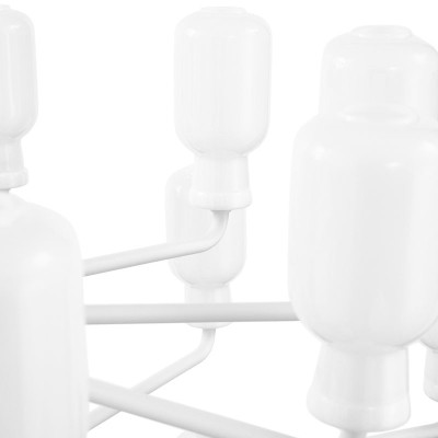 detalle brazos Lámpara Amp Chandelier grande color branco cristal blanco de Normann copenhagen detalle brazos Lámpara Amp Chandelier grande color branco cristal blanco de Normann copenhagen