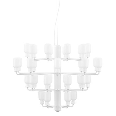 comprar Lámpara Amp Chandelier grande color branco cristal blanco de Normann copenhagen comprar Lámpara Amp Chandelier grande color branco cristal blanco de Normann copenhagen