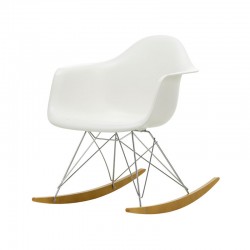 Silla mecedora RAR blanco 04 de Vitra en Moises Showroom Silla mecedora RAR blanco 04 de Vitra en Moises Showroom