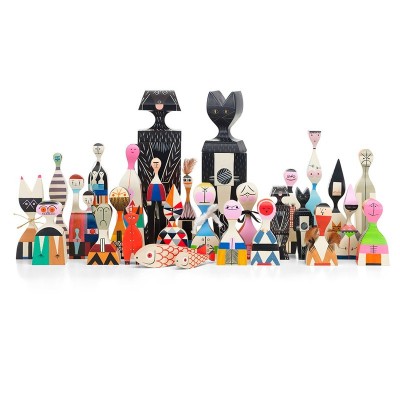 Wooden Dolls Cat & Dog ambientada Vitra Wooden Dolls Cat & Dog ambientada Vitra