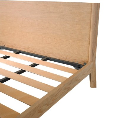 sommier y cabezal Cama breda sin dosel en roble de Punt Mobles sommier y cabezal Cama breda sin dosel en roble de Punt Mobles