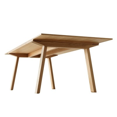 Mesa rectangular Mitis en roble de Punto Mobles Mesa rectangular Mitis en roble de Punto Mobles