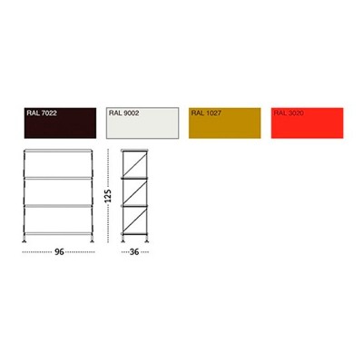dimensiones y colores Estantería Mobles 114 Tria Pack de pie dimensiones y colores Estantería Mobles 114 Tria Pack de pie