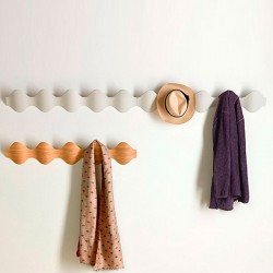 ambiente Percheros de pared Ona Mobles 114 blanco y roble ambiente Percheros de pared Ona Mobles 114 blanco y roble