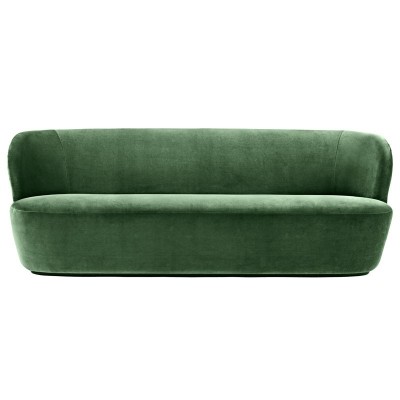 Sofá Stay with base verde de Gubi en Moises Showroom Sofá Stay with base verde de Gubi en Moises Showroom