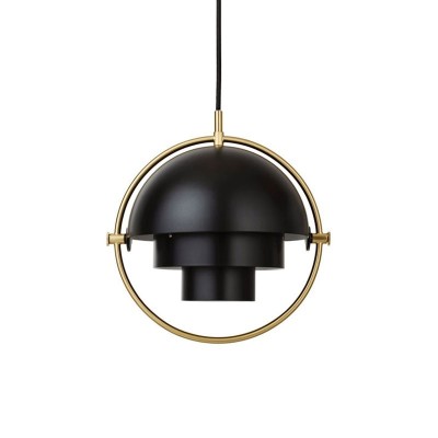Lámpara Multi lite pendant Small brass color negro Lámpara Multi lite pendant Small brass color negro