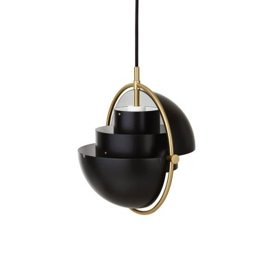 Lámpara Multi lite pendant Small brass color negro Lámpara Multi lite pendant Small brass color negro