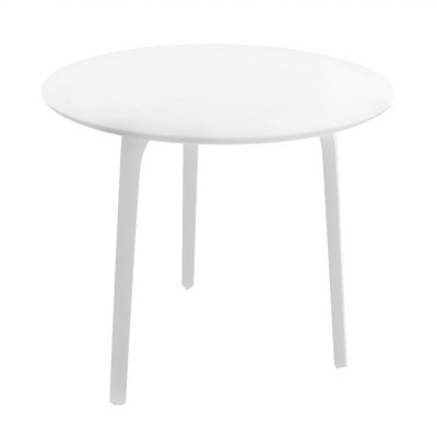 Mesa de exterior First diámetro 80 blanca de Magis Mesa de exterior First diámetro 80 blanca de Magis