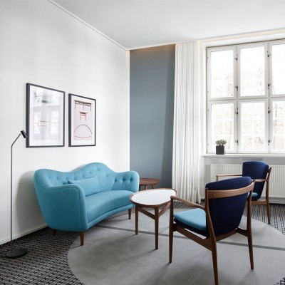 Mesa de centro Eye Table de Finn Juhl en Moises Showroom Mesa de centro Eye Table de Finn Juhl en Moises Showroom