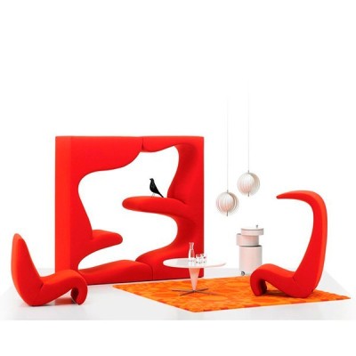 Fauteuil à dossier haut Amoebe - Vitra Fauteuil à dossier haut Amoebe - Vitra