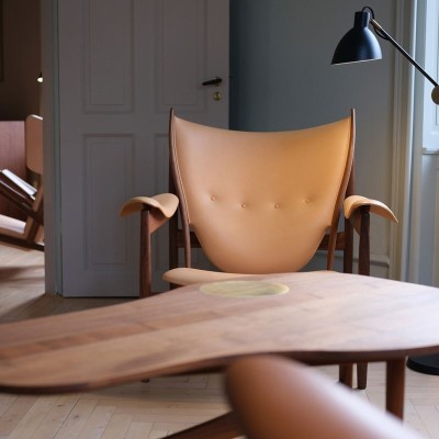 Detalle mesa Butterfly de Finn Juhl Detalle mesa Butterfly de Finn Juhl