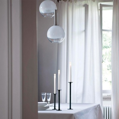 comedor con candelabros de mesa Officina Magis comedor con candelabros de mesa Officina Magis
