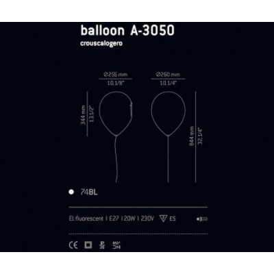 aplique de pared Balloon diseño Estiluz aplique de pared Balloon diseño Estiluz
