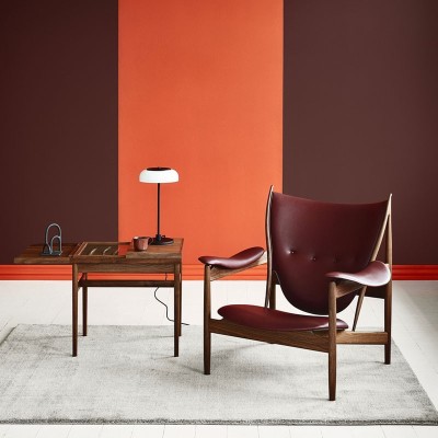 Chieftain chair de Finn Juhl tapizado piel madera nogal en Moises Showroom Chieftain chair de Finn Juhl tapizado piel madera nogal en Moises Showroom
