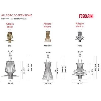 Lámpara Allegro - Foscarini Lámpara Allegro - Foscarini