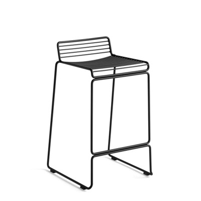Taburete Hee Bar stool black de HAY en Moises Showroom Taburete Hee Bar stool black de HAY en Moises Showroom