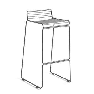Taburete Hee Bar stool asphalt grey de HAY en Moises Showroom Taburete Hee Bar stool asphalt grey de HAY en Moises Showroom