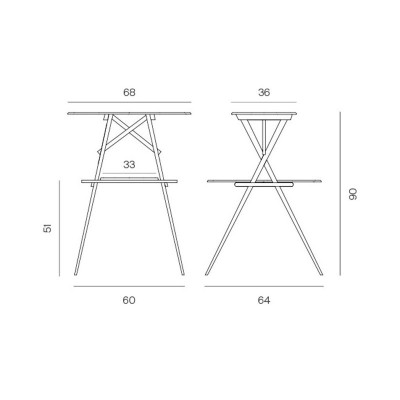 dimensiones Mesa auxiliar Jujol Mobles 114 dimensiones Mesa auxiliar Jujol Mobles 114