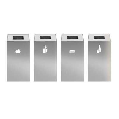 Papelera reciclaje Riga inox Mobles 114 Papelera reciclaje Riga inox Mobles 114
