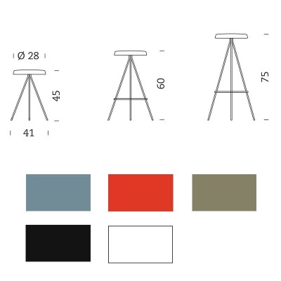 dimensiones y colores Taburete Nuta exterior Mobles 114 dimensiones y colores Taburete Nuta exterior Mobles 114