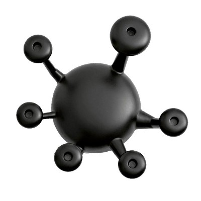 brazos Candelabro átomo Bosa negro brazos Candelabro átomo Bosa negro