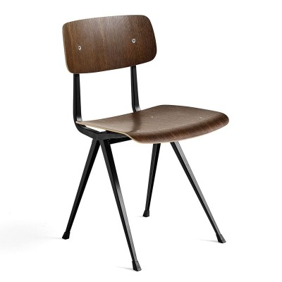 Silla Result de HAY roble ahumado y estructura negro en Moises Showroom Silla Result de HAY roble ahumado y estructura negro en Moises Showroom