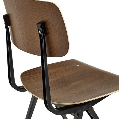 Silla Result de HAY roble ahumado y estructura negro en Moises Showroom Silla Result de HAY roble ahumado y estructura negro en Moises Showroom