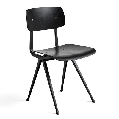 Silla Result de HAY roble negro y estructura negro en Moises Showroom Silla Result de HAY roble negro y estructura negro en Moises Showroom
