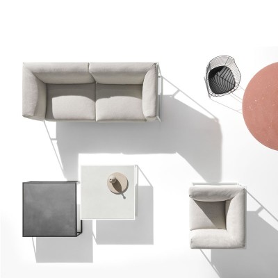 Sofá Arpa 3 plazas de MDF Italia combinación crudo Sofá Arpa 3 plazas de MDF Italia combinación crudo