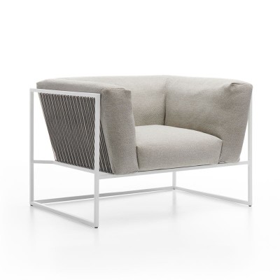 Sillón Arpa crudo de MDF Italia en Moises Showroom Sillón Arpa crudo de MDF Italia en Moises Showroom