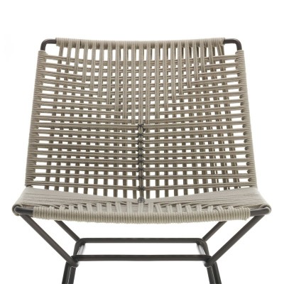 Silla Neil Twist Chair de MDF Italia crudo estructura negro Silla Neil Twist Chair de MDF Italia crudo estructura negro