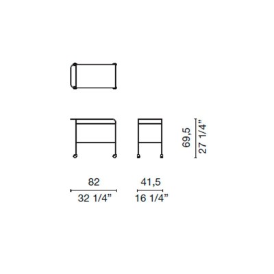 dimensiones camarera Steel pipe Cappellini dimensiones camarera Steel pipe Cappellini