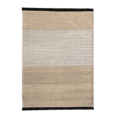 Alfombra para exterior Tres Stripes negro Nanimarquina Alfombra para exterior Tres Stripes negro Nanimarquina