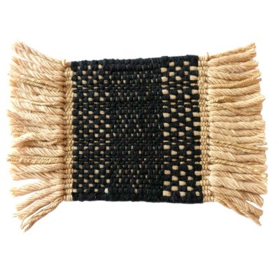 muestra tejido Alfombra Tres Texture negro exterior muestra tejido Alfombra Tres Texture negro exterior