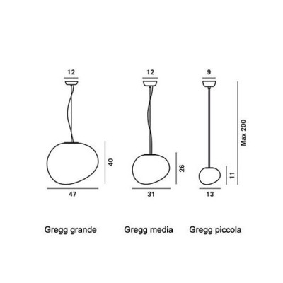 Lâmpada Gregg - Foscarini Lâmpada Gregg - Foscarini