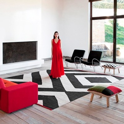 salón con alfombra Melange Zoom Nanimarquina salón con alfombra Melange Zoom Nanimarquina