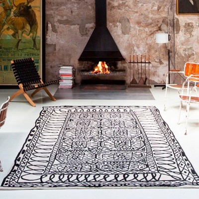 comedor con alfombra Estambul Nanimarquina comedor con alfombra Estambul Nanimarquina