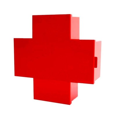 Botiquín Cross rojo Cappellini Botiquín Cross rojo Cappellini