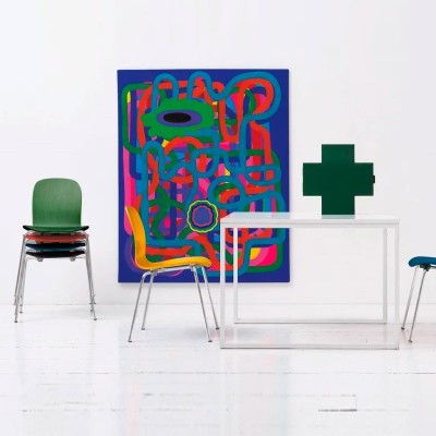 salón Botiquín Cross verde Cappellini salón Botiquín Cross verde Cappellini