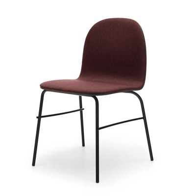 Sillas Terra Metal roble ahumado tapizadas de Omelette-Ed en Moises Showroom Sillas Terra Metal roble ahumado tapizadas de Omelette-Ed en Moises Showroom