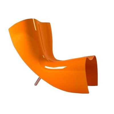 Silla Felt naranja Cappellini Silla Felt naranja Cappellini
