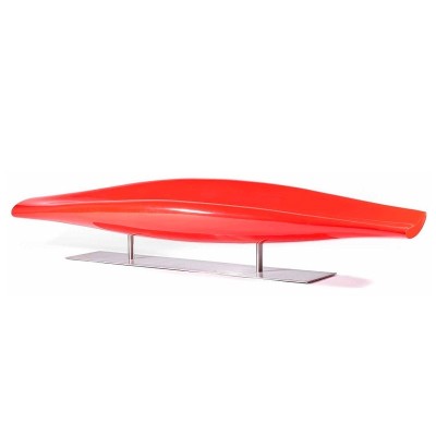 Sofá Inout fibra de vidrio rojo Cappellini Sofá Inout fibra de vidrio rojo Cappellini