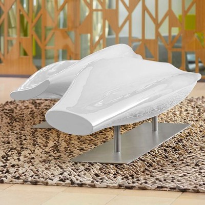 Sofá Inout fibra de vidrio blanco Cappellini Sofá Inout fibra de vidrio blanco Cappellini