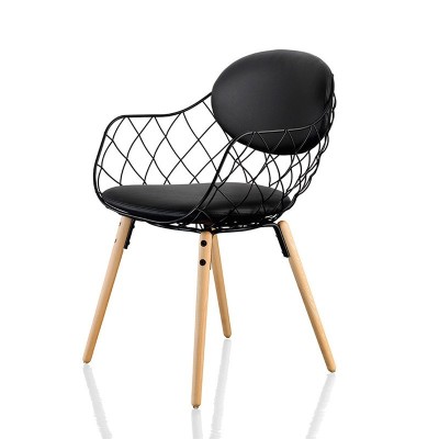 Silla Piña negra patas fresno natural Magis Silla Piña negra patas fresno natural Magis