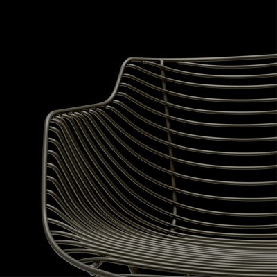 Silla Flow Filo Slim bronce de MDF Italia en Moises Showroom Silla Flow Filo Slim bronce de MDF Italia en Moises Showroom