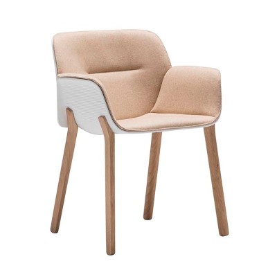 comprar Sillón Nuez 2770 polímero blanco patas fresno Andreu World comprar Sillón Nuez 2770 polímero blanco patas fresno Andreu World
