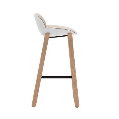 taburete patas madera Nuez Andreu World taburete patas madera Nuez Andreu World
